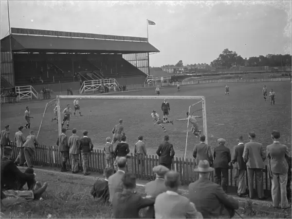 Dartford football club hold a pre season match. 20 August 1938
