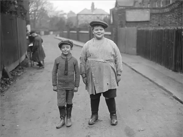 Maurice Pluthero, the fat boy of Petersham. 11 November 1916