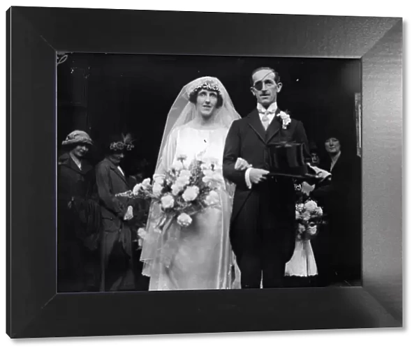 Wedding of Lady Edith Stopford and Major Walter Brooks at St Paul s, Knightsbridge