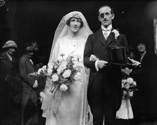 Wedding of Lady Edith Stopford and Major Walter Brooks at St Paul s, Knightsbridge