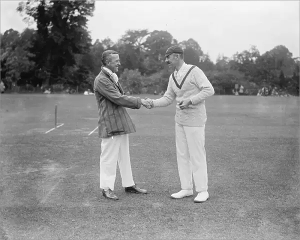 The Benefit cricket match at Cobham, Surrey for Tom Rushby.s F Bryant, the Surrey Captain