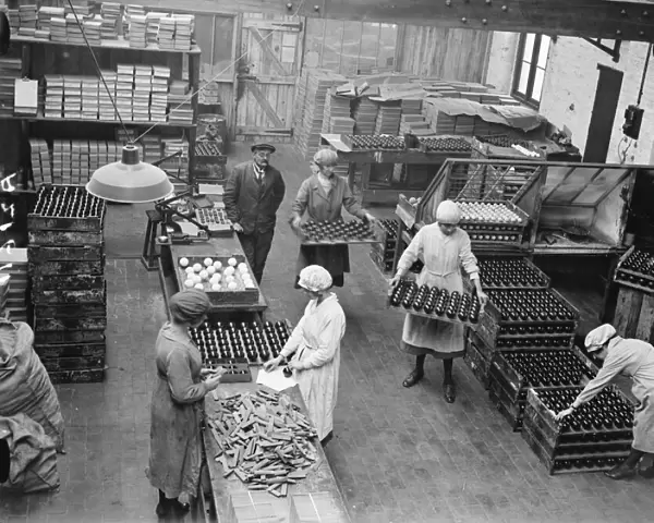 Manufacture of cork balls at Chingford General view of the house 28 November 1922