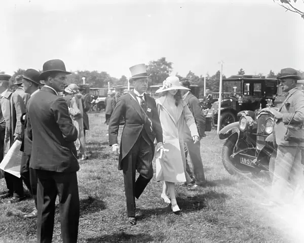Royal Ascot Lord Furness and daughter 18 June 1924