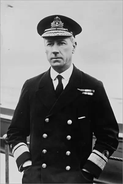 Vice Admiral Sir A K Waistell, KCB. May 1930
