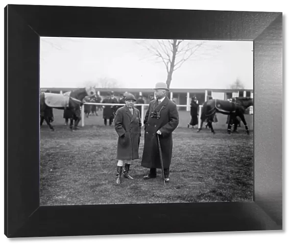 H Leach a jockey and Felix his trainer 1924