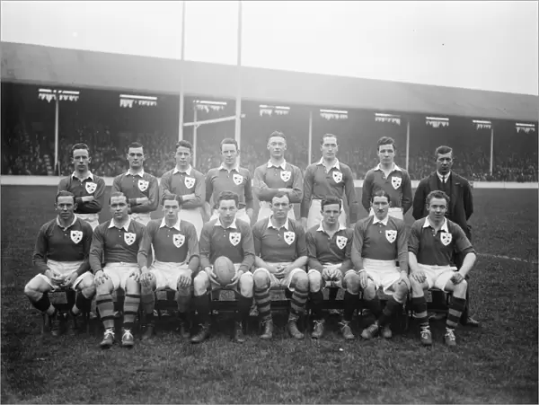 Five Nations Rugby at Leicester, 10 February 1923 England defeat Ireland 23