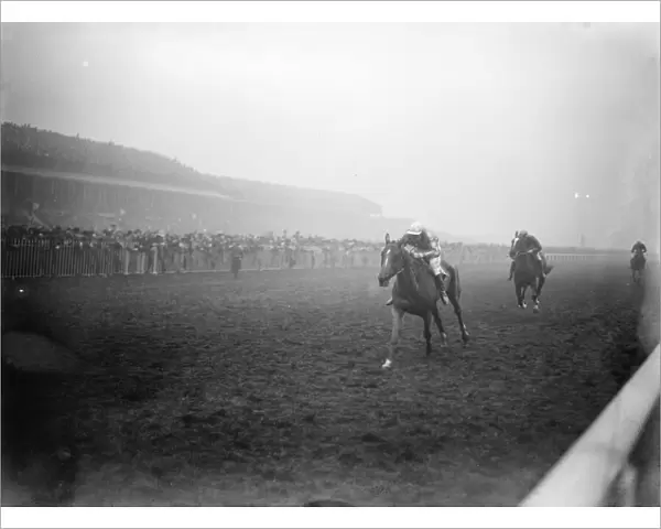 The Grand National at Aintree Racecourse, Liverpool. Sergeant Murphy coming home to win