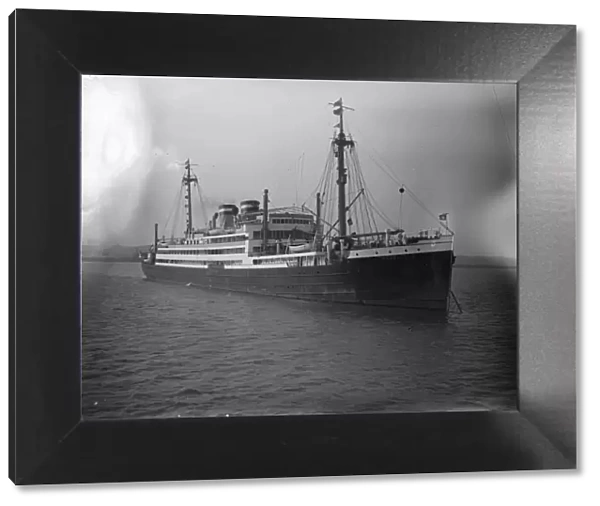 Hamburg - Amerika liner motor ship, SS Magdalena. 1929