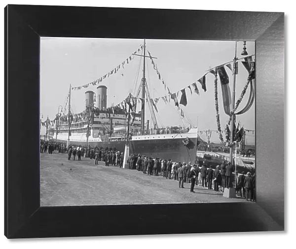 Opening of new Tilbury dock. SS Oronsay. 26 September 1929