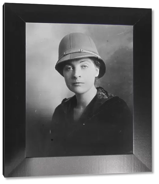 Mystery Woman War Correspondent Fraulein Thea Von Puttkamer, the famous woman