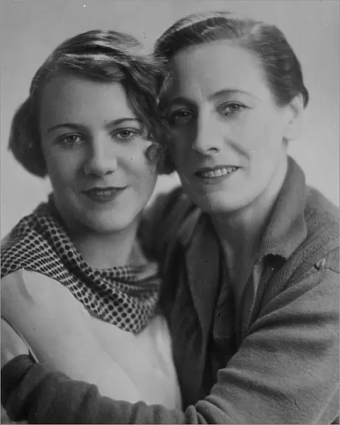 Mother and daughter in the same play. Miss Nancy Price and her daughter, Miss