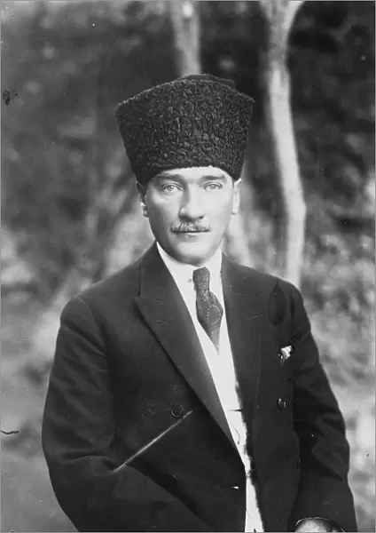 Turkish leader. A new portrait of Mustapha Kamal Pasha. 4 September 1923