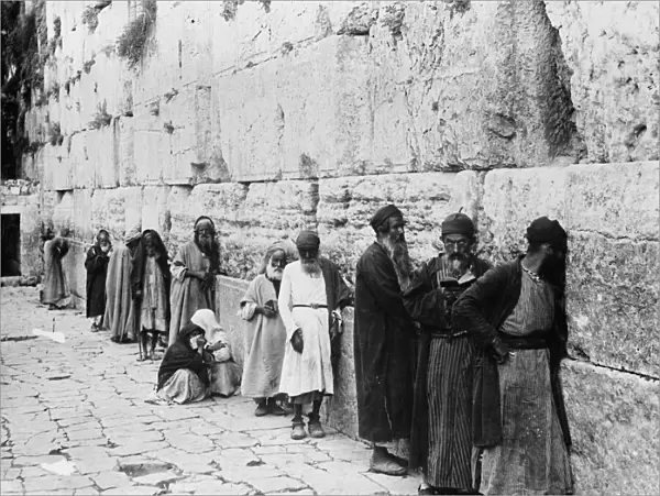 The wailing wall, Jerusalem. September 1929