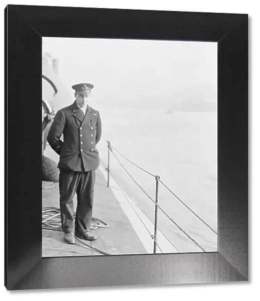 HMS Submarine No 3 Lieut Commander Taylor, Commander of the M 3 30 March 1920