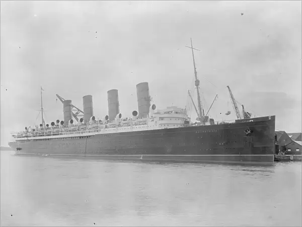 RMS Mauretania an ocean liner designed by Leonard Peskett and built by Swan, Hunter