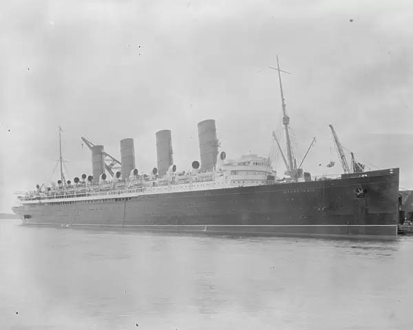 RMS Mauretania an ocean liner designed by Leonard Peskett and built by Swan, Hunter