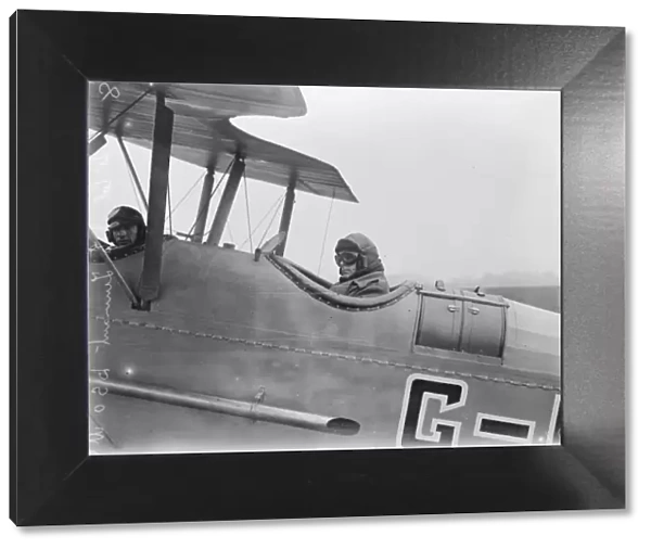 British Air Race Round Britain Pilot Lieutenant Colonel J F Tennant, ( Distinguished