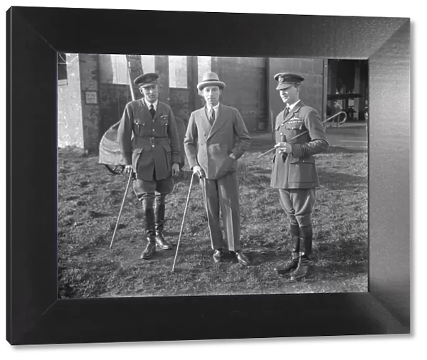 sir Philip Sassoon, under secretary for air, paid a visit of inspection to the