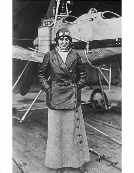 A women to attempt Atlantic flight. Mrs Luba Phillips, who is to attempt a non
