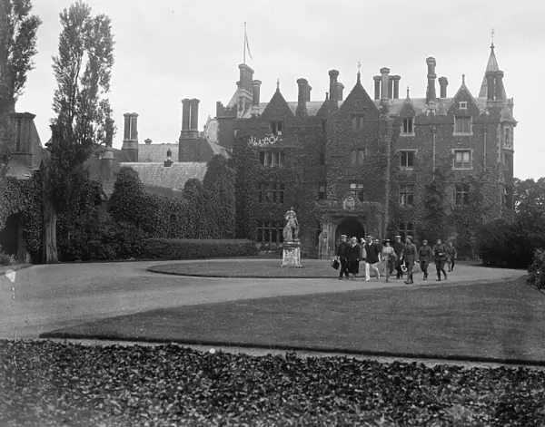 Taplow Court, Taken on visit of American officers near Berkshire 1919