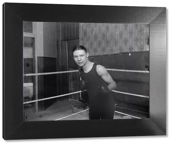Kid Pattenden, boxer. 1 February 1927
