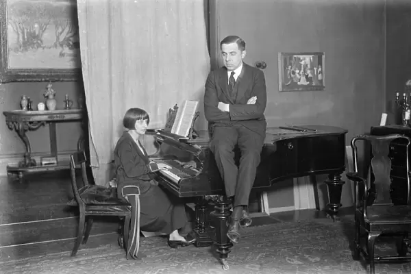 Miss Ruby Helder with her husband Mr Bonestell 8 January 1925