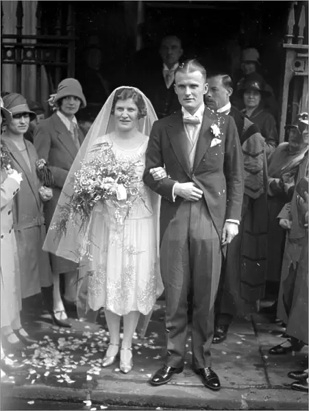 Wedding of Mr Hamilton Ingledew (of Llandaff), and Miss Mary Frazer (of Creigiau)