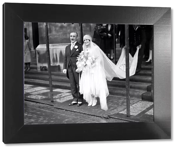 Wedding of Mr Francis R. Verdon (Of Llanerchydol Hall, Welshpool) and Miss Beatrice