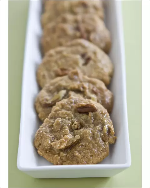 Caramel pecan cookies credit: Marie-Louise Avery  /  thePictureKitchen  /  TopFoto