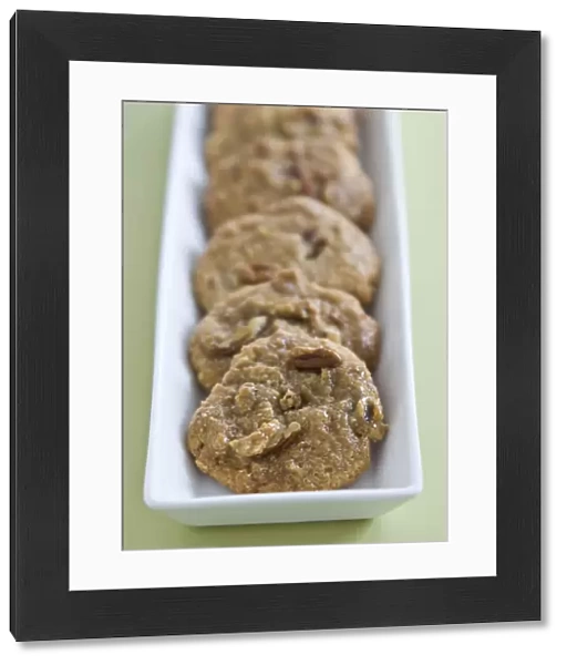 Caramel pecan cookies credit: Marie-Louise Avery  /  thePictureKitchen  /  TopFoto