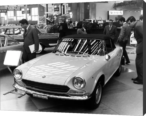 Turin Motor Show, the 48th Annual Italian Motor Show. Seen here the Fiat 124 Sport