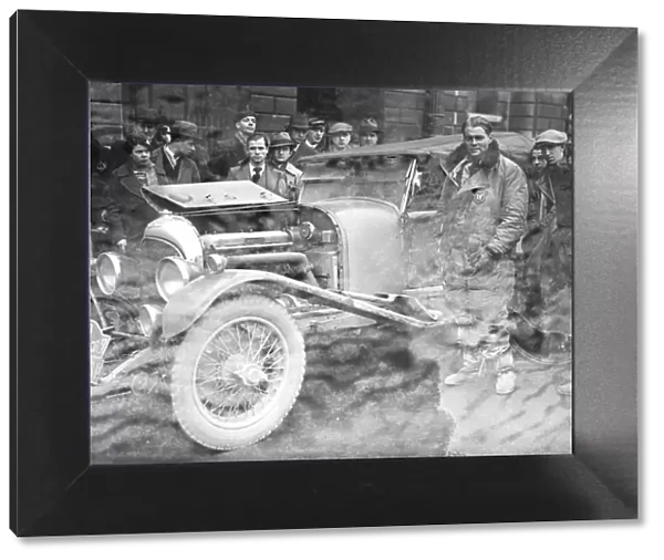 R Grant Ferris, Monte Carlo Rally driver. January 1935
