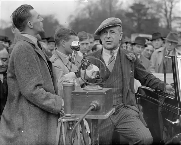 Earl Howe opens new Crystal Palace road racing track. Earl Howe, the president of