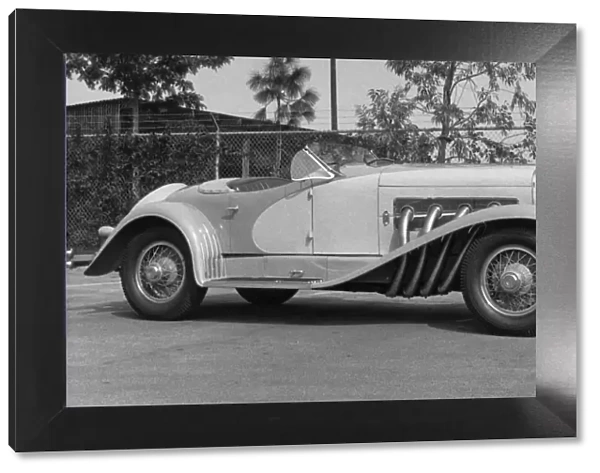 Deusenberg 1935 Sport model roadster. SSJ model with unusual dual carbs and supercharger