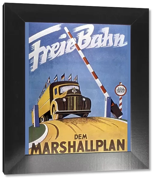 German Poster for Marshall Aid