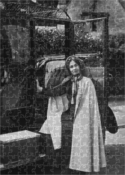 Mrs Emmeline Pankhurst (1858-1928) English suffragette. Founder of the Womens Social