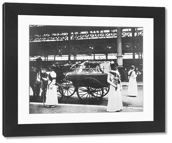 Funeral of Emily Wilding Davison who was killed by a horse at the Derby, Epsom Races