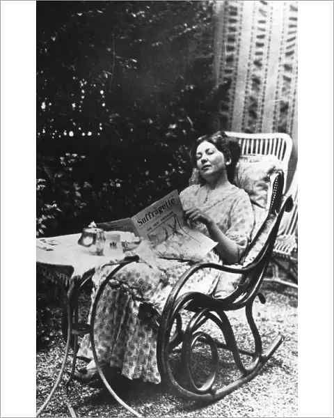 Christabel Pankhurst (1880-1958) daughter of Emmeline