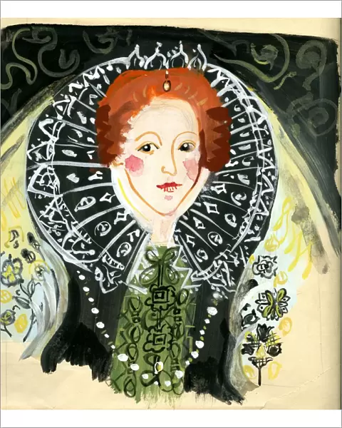 Michaela Gall - tudor portrait paintings Queen Elizabeth I