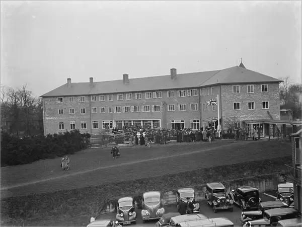 The new nurses homes at the Memorial Hospital in Shooters Hill, London, where Sir