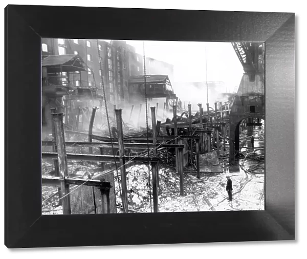 London during the Blitz While services are being held in London, commemorating the