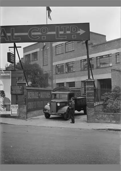 The entrance to Macreadys Metal Company, Pentonville Road. 4 October 1937