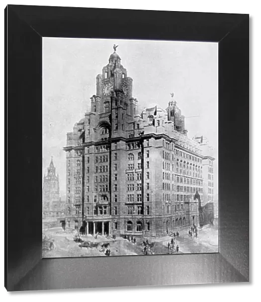 First Sky Scraper in England : The Liverpool Building On May 11, the foundation