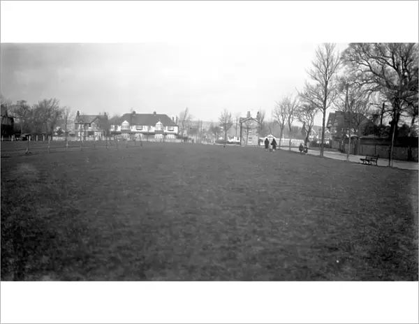 Southwick village green, West Sussex. 12 March 1931
