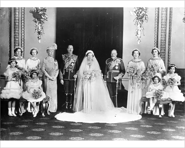 Royal wedding. HRH Prince Henry, Duke of Gloucester and Lady Alice Montagu Douglas