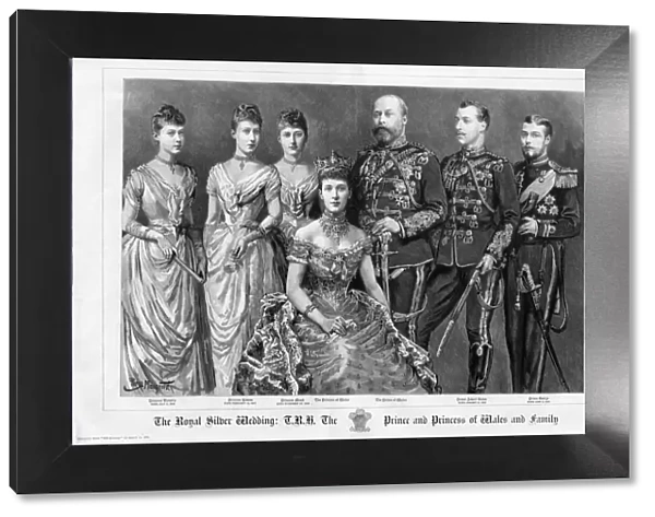 The Royal Silver Wedding of Prince and princess of Wales and family 1888 Princess Victoria