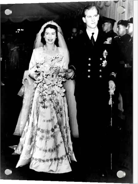 The wedding of Princess Elizabeth (now Queen Elizabeth II) and Prince Philip - 20th