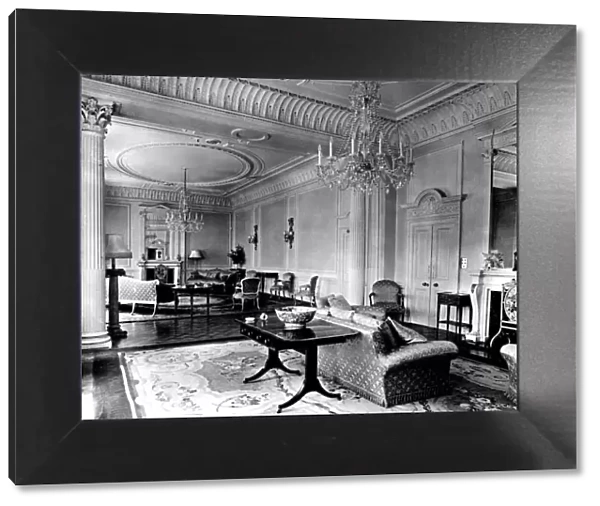 The drawing room at Clarence House. 27th October 1949