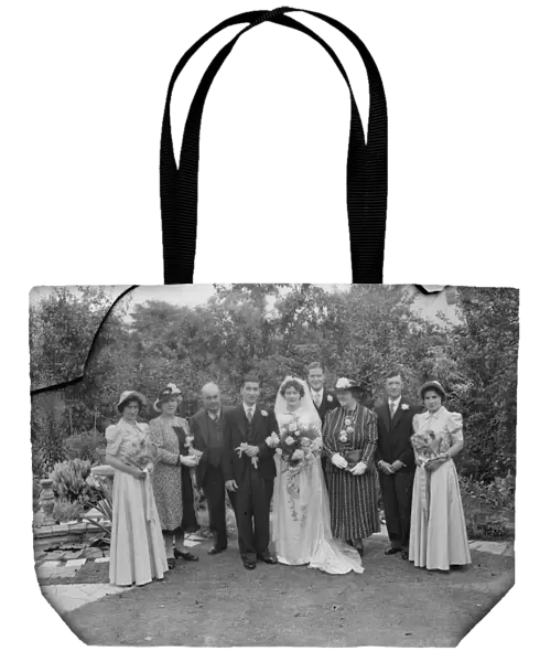 The wedding of Mr Francis William Elliston Erwood and Miss Vidam Cotton Cory in Sidcup, Kent