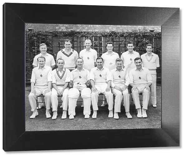 Kent County Cricket - Team photo taken May 1957 Players who represented Kent in